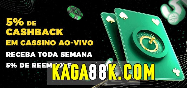 Promoções do cassino ao Vivo kaga88 